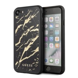 Guess Glitter Marble iPhone 7/8/SE 2020/11/11 Pro/11 Pro Max telefontok (fekete) - 7/8/SE 2020
