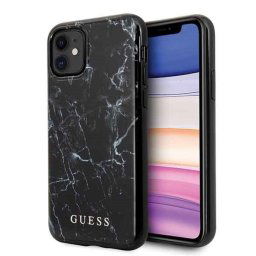 Guess Marble iPhone 11 telefontok (fekete)