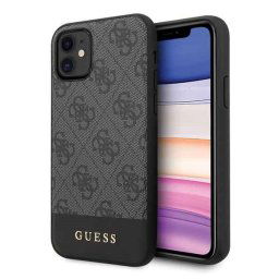 Guess 4G Stripe iPhone 11 telefontok (szürke)