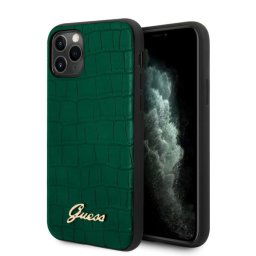Guess Croco Collection iPhone 11 Pro telefontok (zöld)