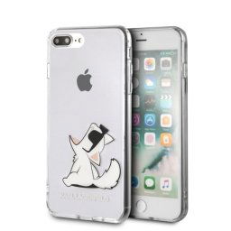 Karl Lagerfeld Choupette Fun iPhone 7 Plus/8 Plus telefontok (átlátszó)