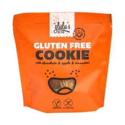 Glulu's Free From gluténmentes csokoládés almás-fahéjas keksz 100g