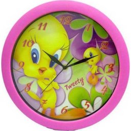 Csőrike műanyag quartz falióra