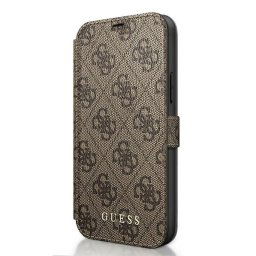Guess 4G Charms kinyitható iPhone 12 mini telefontok (barna)