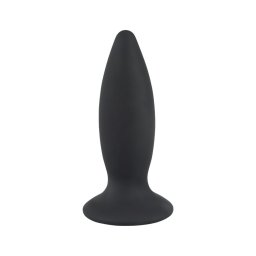 Black Velvets S - akkus, kezdő anál vibrátor - kicsi (fekete)