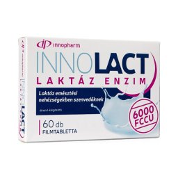 Innolact laktáz enzim 6000 étrend-kiegészítő filmtabletta 60x