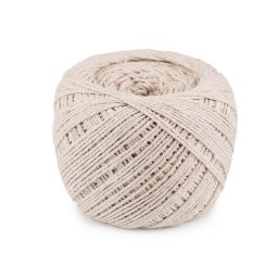 Makramé pamut zsinór, 500g, natur