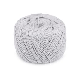 Makramé pamut zsinór, 500g, világos szürke