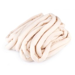 Jumbo, vastag, csőfonal töltelékkel Bellezza Marshmallow Light, 5m - natur