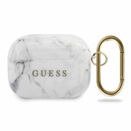 Guess Marble AirPods Pro tartó márvány GUACAPTPUMAWH (fehér)