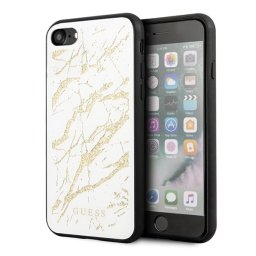 Guess Glitter Marble iPhone 7/8/SE 2020/11/11 Pro/11 Pro Max telefontok (fehér) - 7/8/SE 2020