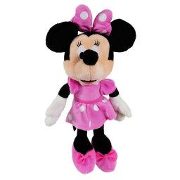 Minnie egér Disney plüssfigura pöttyös ruhában - 25 cm