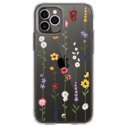 Spigen Cyrill Cecile iPhone 12 / iPhone 12 Pro telefontok Flower Garden (átlátszó)