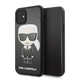 Karl Lagerfeld Ikonik Karl Embossed iPhone 11/Xr domború telefontok (fekete)