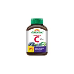 Jamieson C-vitamin 500 mg kék áfonya ízű, szájban oldódó 120 tbl.