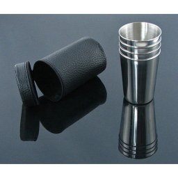 Rozsdamentes acél pohárkészlet 4 db, 160 ml