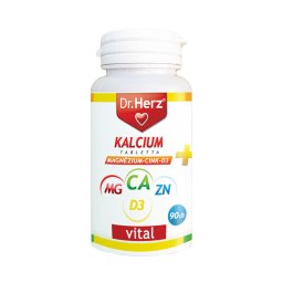 Dr. Herz kalcium + magnézium + cink + D3 tabletta 90x
