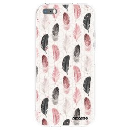 Átlátszó szilikon tok az alábbi mobiltelefonokra Apple iPhone 5/5S/SE - Feather 2