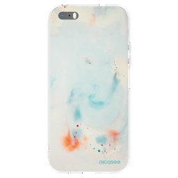 Átlátszó szilikon tok az alábbi mobiltelefonokra Apple iPhone 5/5S/SE - Splash