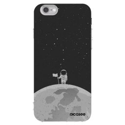 Átlátszó szilikon tok az alábbi mobiltelefonokra Apple iPhone 6/6S - Astronaut