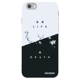 Átlátszó szilikon tok az alábbi mobiltelefonokra Apple iPhone 6/6S - Life - Death