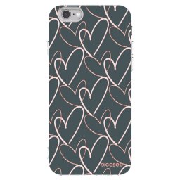Átlátszó szilikon tok az alábbi mobiltelefonokra Apple iPhone 6/6S - Lots of love