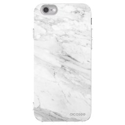 Átlátszó szilikon tok az alábbi mobiltelefonokra Apple iPhone 6/6S - White marble