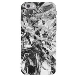 Átlátszó szilikon tok az alábbi mobiltelefonokra Apple iPhone 6/6S - Chrome