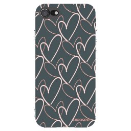 Átlátszó szilikon tok az alábbi mobiltelefonokra Apple iPhone 7 - Lots of love
