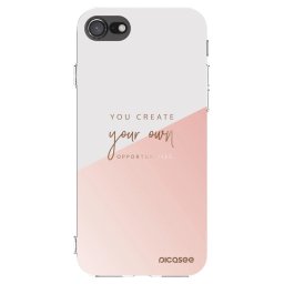 Átlátszó szilikon tok az alábbi mobiltelefonokra Apple iPhone 8 - You create your own opportunities