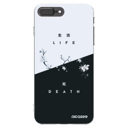 Átlátszó szilikon tok az alábbi mobiltelefonokra Apple iPhone 7 Plus - Life - Death