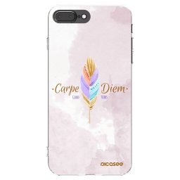 Átlátszó szilikon tok az alábbi mobiltelefonokra Apple iPhone 7 Plus - Carpe Diem