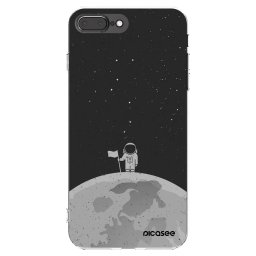 Átlátszó szilikon tok az alábbi mobiltelefonokra Apple iPhone 8 Plus - Astronaut