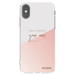 Átlátszó szilikon tok az alábbi mobiltelefonokra Apple iPhone X/XS - You create your own opportunities