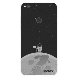 Átlátszó szilikon tok az alábbi mobiltelefonokra Huawei P9 Lite 2017 - Astronaut