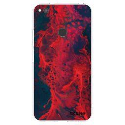 Átlátszó szilikon tok az alábbi mobiltelefonokra Huawei P9 Lite 2017 - Organic red