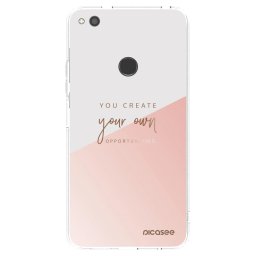 Átlátszó szilikon tok az alábbi mobiltelefonokra Huawei P9 Lite 2017 - You create your own opportunities