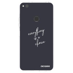 Átlátszó szilikon tok az alábbi mobiltelefonokra Huawei P9 Lite 2017 - Everything is a choice