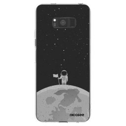 Átlátszó szilikon tok az alábbi mobiltelefonokra Samsung Galaxy S8 G950F - Astronaut