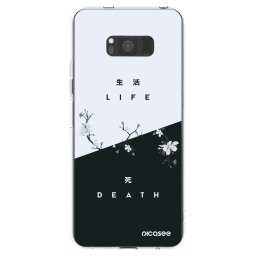 Átlátszó szilikon tok az alábbi mobiltelefonokra Samsung Galaxy S8 G950F - Life - Death