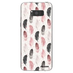 Átlátszó szilikon tok az alábbi mobiltelefonokra Samsung Galaxy S8 G950F - Feather 2