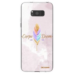 Átlátszó szilikon tok az alábbi mobiltelefonokra Samsung Galaxy S8 G950F - Carpe Diem