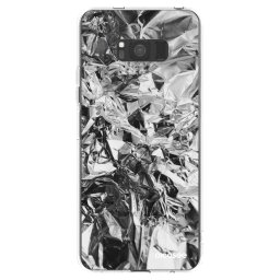 Átlátszó szilikon tok az alábbi mobiltelefonokra Samsung Galaxy S8 G950F - Chrome