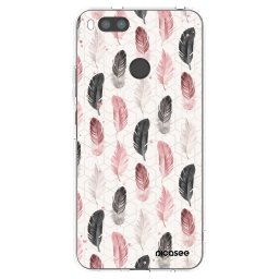 Átlátszó szilikon tok az alábbi mobiltelefonokra Xiaomi Mi A1 Global - Feather 2