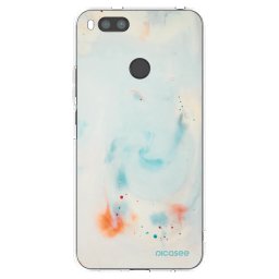 Átlátszó szilikon tok az alábbi mobiltelefonokra Xiaomi Mi A1 Global - Splash