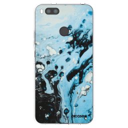 Átlátszó szilikon tok az alábbi mobiltelefonokra Xiaomi Mi A1 Global - Organic blue