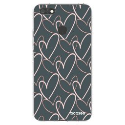 Átlátszó szilikon tok az alábbi mobiltelefonokra Huawei P9 Lite Mini - Lots of love