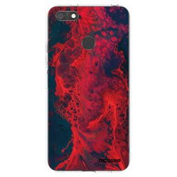 Átlátszó szilikon tok az alábbi mobiltelefonokra Huawei P9 Lite Mini - Organic red