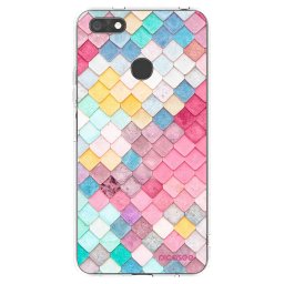Átlátszó szilikon tok az alábbi mobiltelefonokra Huawei P9 Lite Mini - Colorful roof