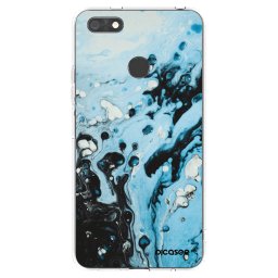 Átlátszó szilikon tok az alábbi mobiltelefonokra Huawei P9 Lite Mini - Organic blue
